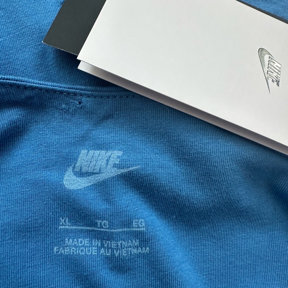 🆕Nike Sportswear Chill Knit Blue Cami Bodysuit - Picture 12 of 13